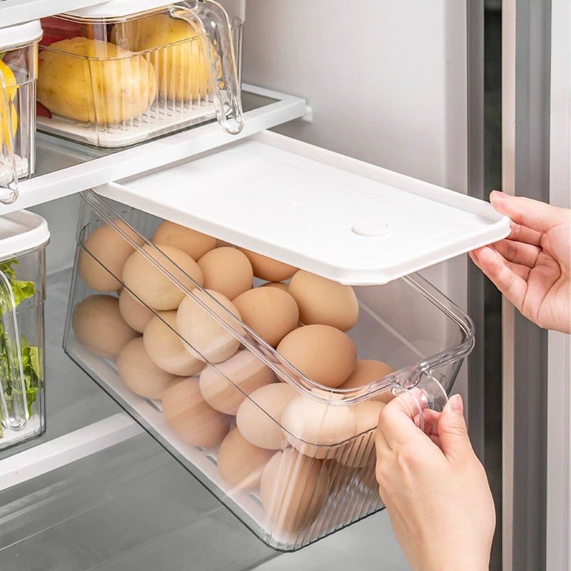 Egg storage box refrigerator egg storage box large capacity transparent egg box fresh storage box sorting box