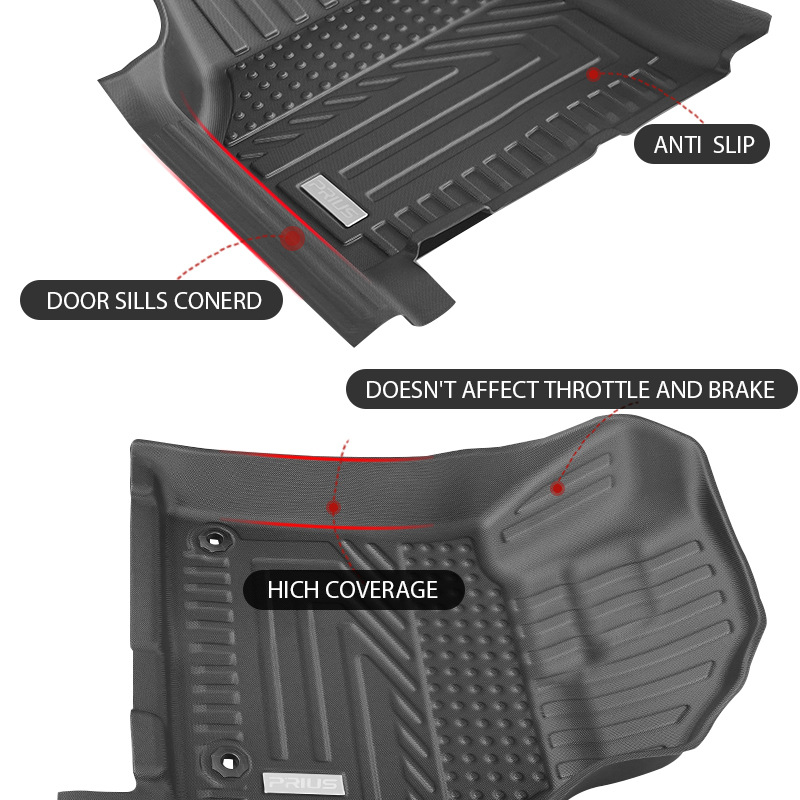 TXR para toyota Prius tapete de piso TPE tapete de auto Toyota Prius Tpe Floor Mats
