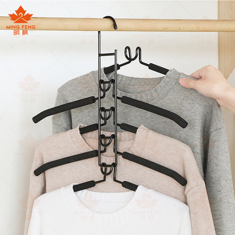 可拆卸五层架子挂衣架家用衣柜宿舍服装店衣服挂晾衣架|undefined