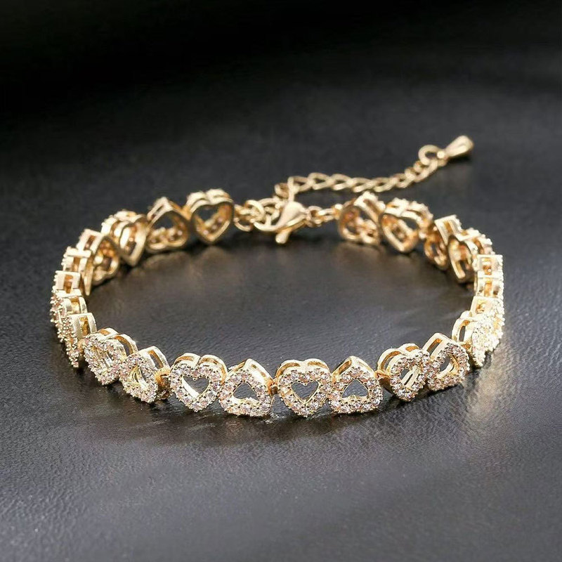 Kérastase Autumn New Love Zircon Bracelet Daily Personality Versatile Valentine's Day Birthday Gift Hand Jewelry