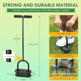 草坪松土器 庭院草坪曝气器翻土器Lawn AeratorSpike Manual Tool
