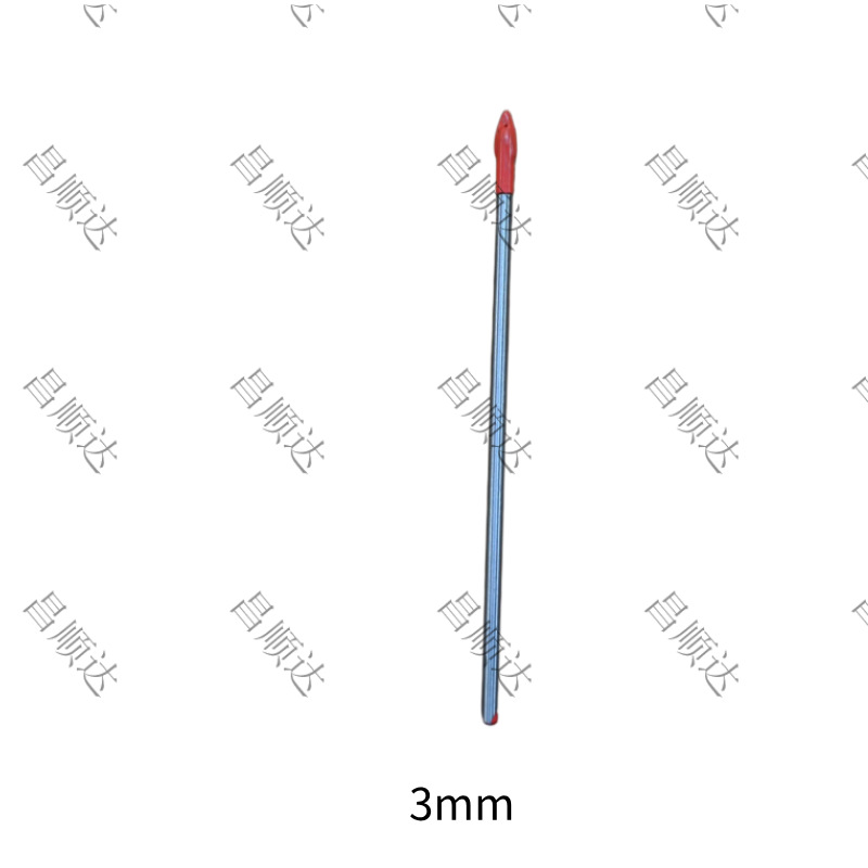 Una palabra de cerámica triángulo taladro azulejo taladro eléctrico taladro de perforación rojo pulido barra de metal taladro fabricante