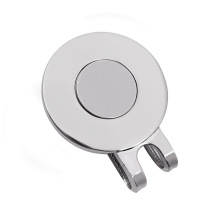 高尔夫帽夹25mm空白强磁性马克marker球标记golf圆币电镀镍光面