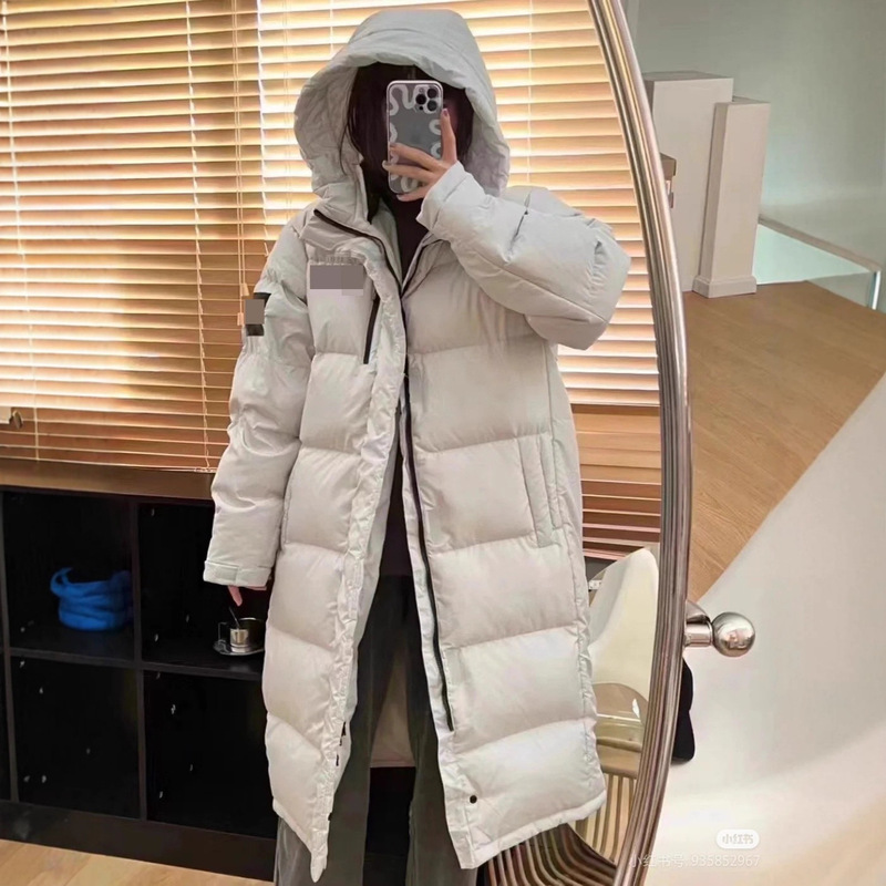 Putian High Version North Face 1996 Long down Jacket Duck down Men and Women Same Style Hooded Thickeneded Warm Winter Jacket