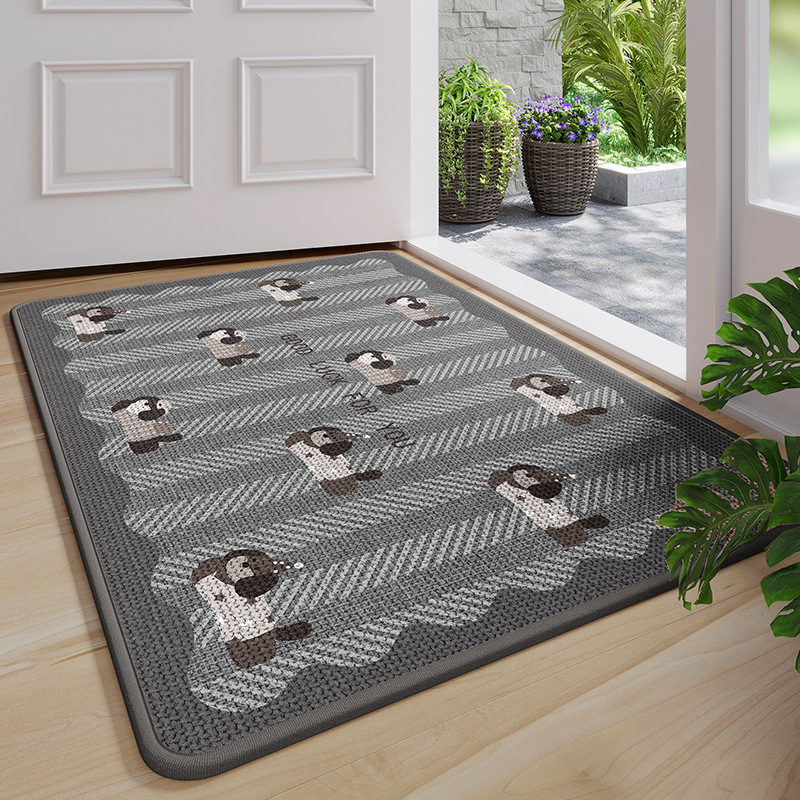 Alfombrilla de puerta transfronteriza Alfombrilla de pie resistente a la suciedad en la puerta Alfombrilla de pie personalizable fuera de la puerta Alfombrilla de puerta de entrada Alfombrilla de entrada Alfombrilla de pie