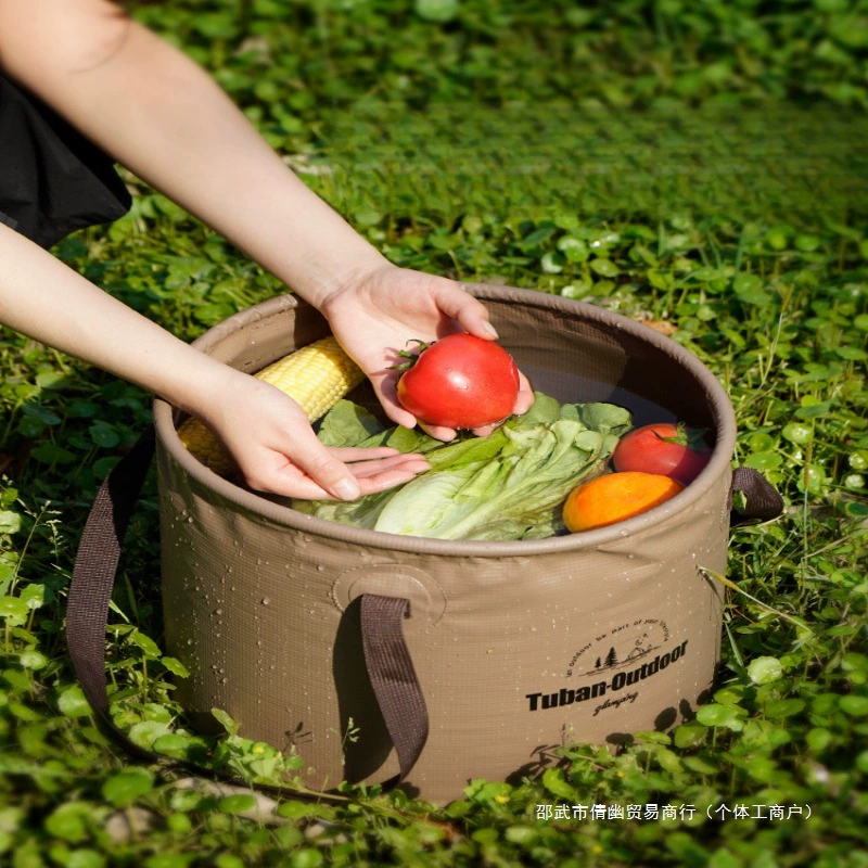 Складное ведро для улицы, путешествия, пикника, кемпинга, портативный резервуар для воды, пустое ведро, резервуар для хранения воды большой емкости, резервуар для хранения воды в автомобиле