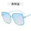 Fashionable square sunglasses, glasses solar-powered, 2022 collection, European style