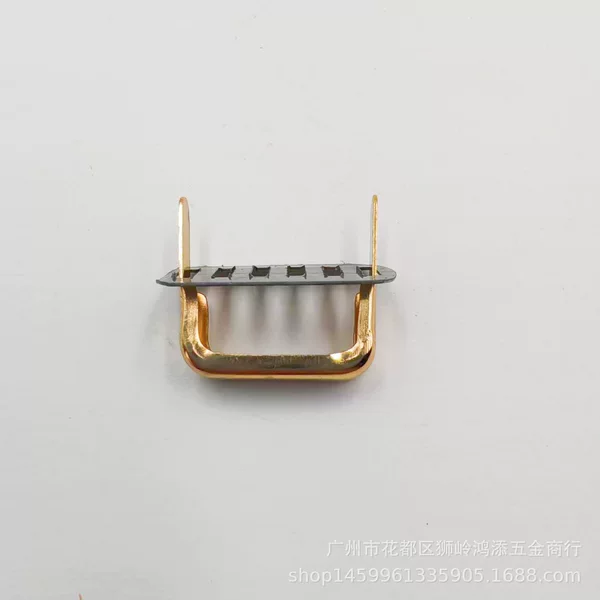 Special golden base arch bridge for gift boxes, with handle and metal pin buckle accessories for jewelry and gift boxes