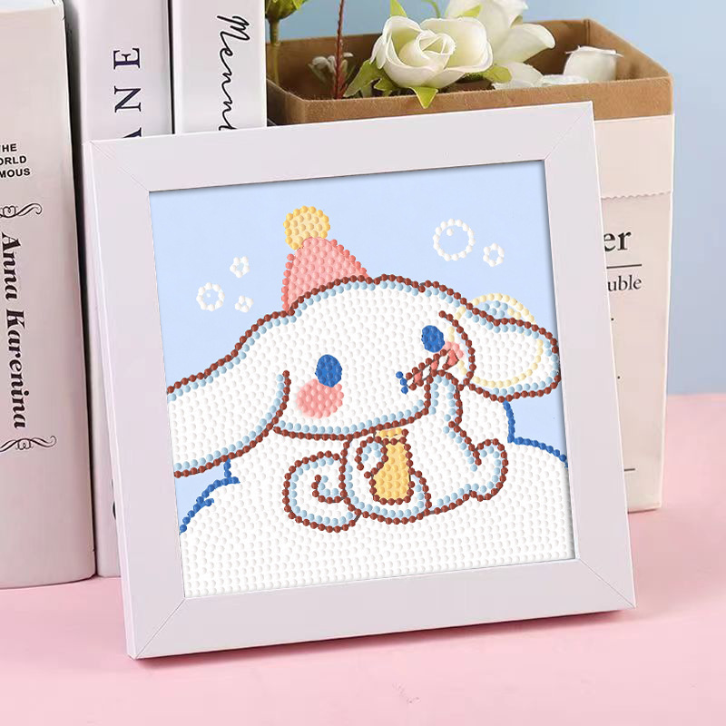 Diamante infantil DIY hecha a mano con material de marco paquete de dibujos animados Sanliou pegatinas de diamante regalo al por mayor pinturas de mampostería