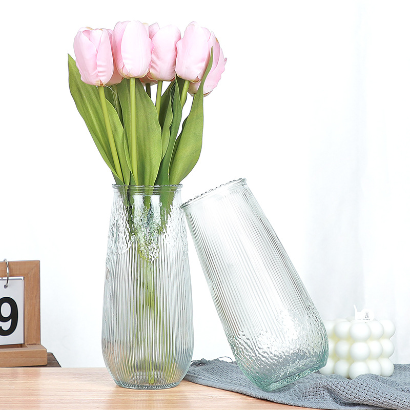 Jarrón creativo combinación árbol patrón vintage jarrón decoración ins viento neto rojo moderno simple jarrón de vidrio al por mayor