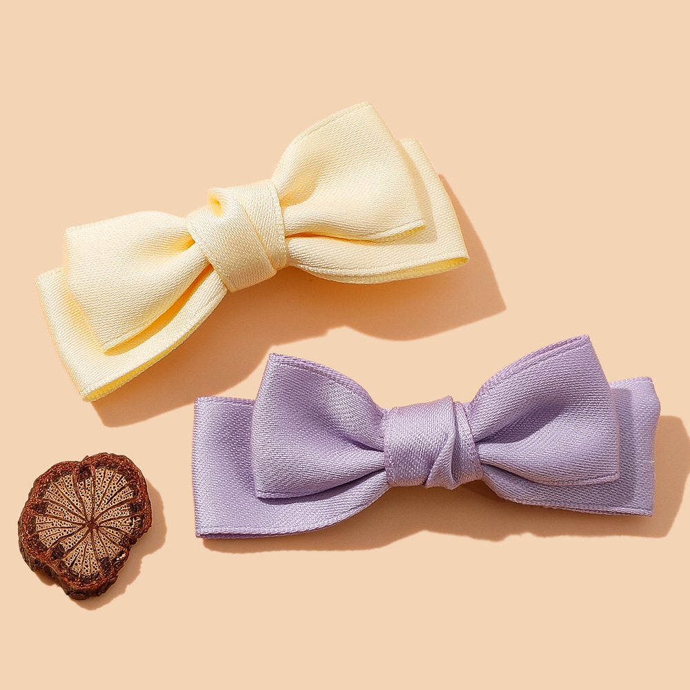 Pinza pelo bebé lazo cinta doble capa accesorios verano_voghion.com