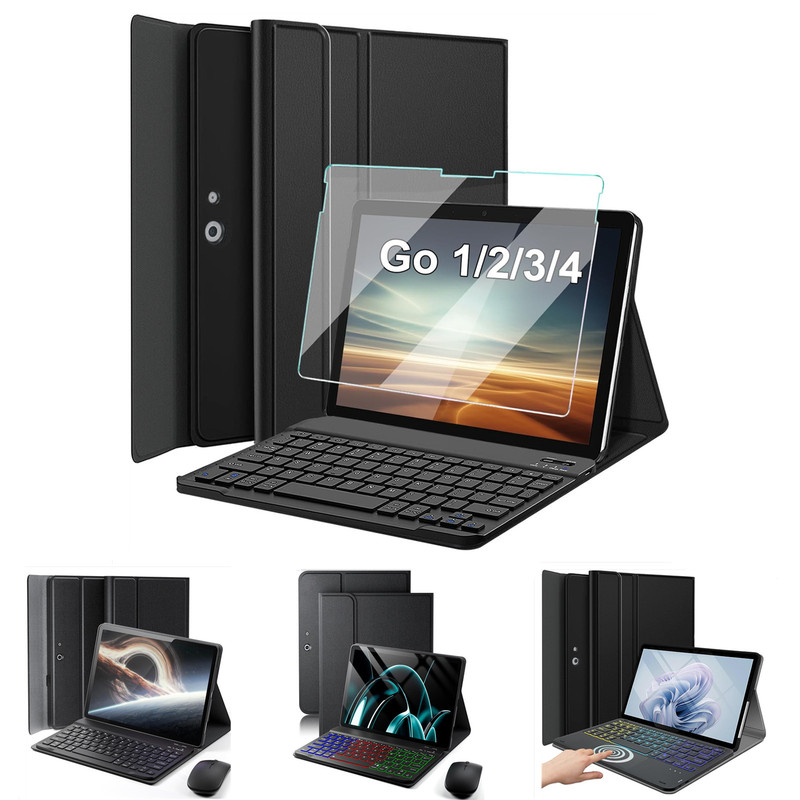 Suitable for Surface GO4 wireless Bluetooth keyboard case, Microsoft Pro 7 8 X 9 10 12 keyboard cover Suitable for Surface GO4 wireless Bluetooth keyboard case, Microsoft Pro 7 8 X 9 10 12 keyboard cover