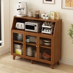 餐边柜置物柜茶水柜新中式简约厨房储物柜子客厅靠墙防尘收纳柜架