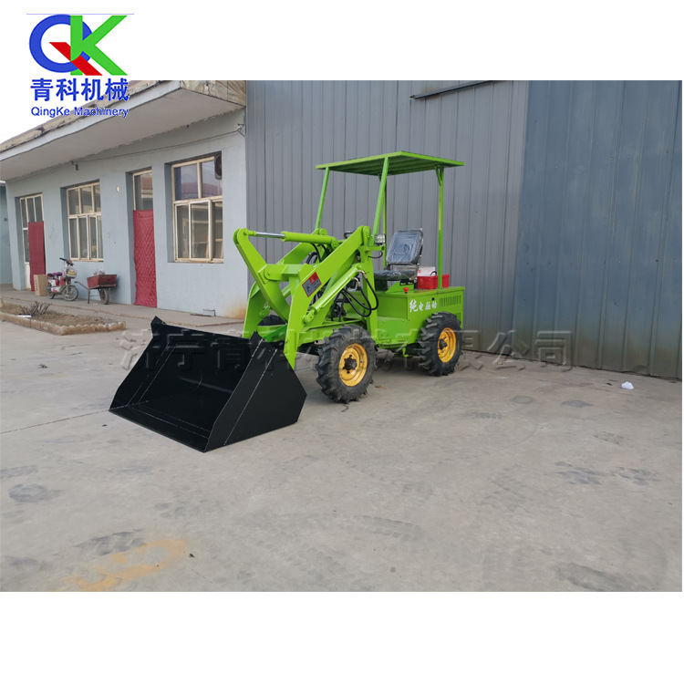 矿石硬土铲装机 集料装料电动小铲车 巷道井下上料电动装载机