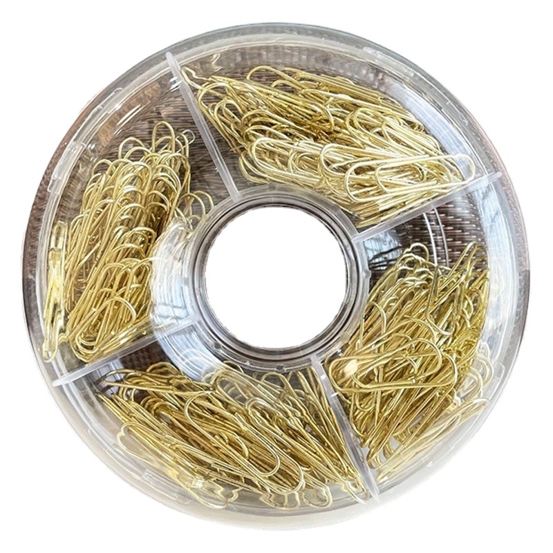 Juego de Clips Binder y Sujetapapeles de Metal para Oficina