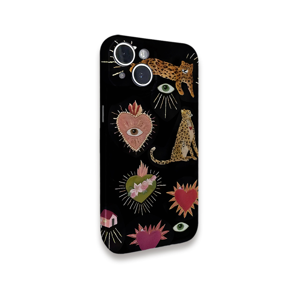 35g Weight iPhone Applicable Brands Phone Cases Classification Feilin Material Animal, Cartoon, Apple Pattern Basic Style Feilin Animal Cartoon Apple Basic Phone Cases Phone Accessories 4