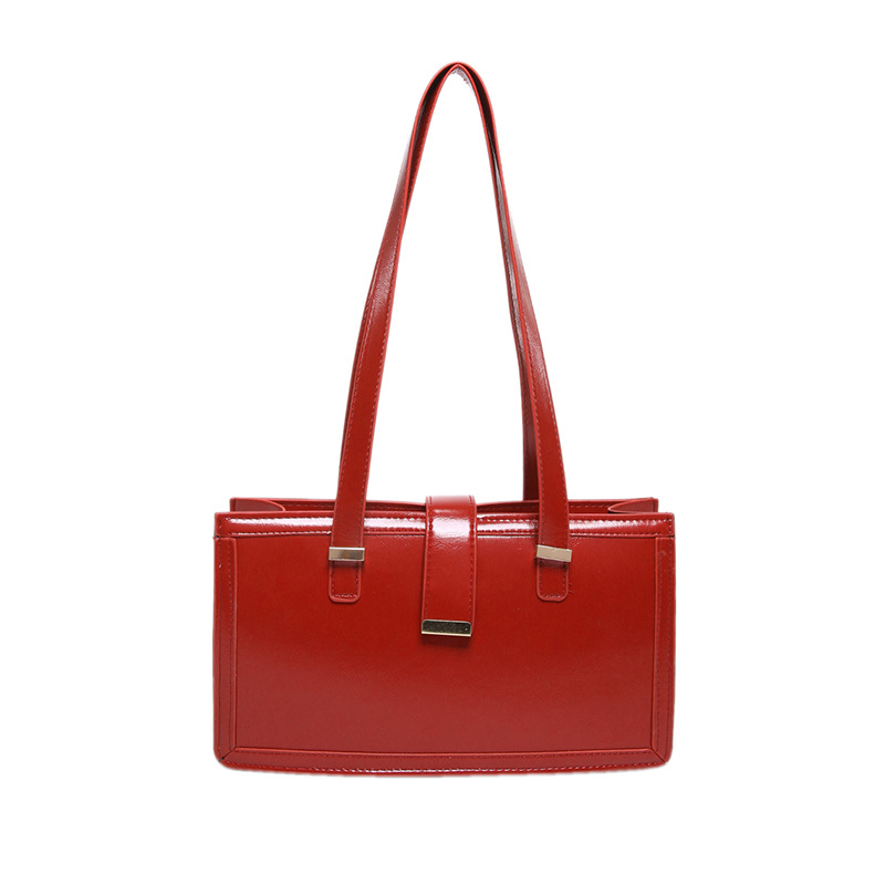 2024 otoño nuevo estilo retro tendencia de viaje bolso cuadrado minimalista diseño de moda personalidad brazalete bolso de hombro