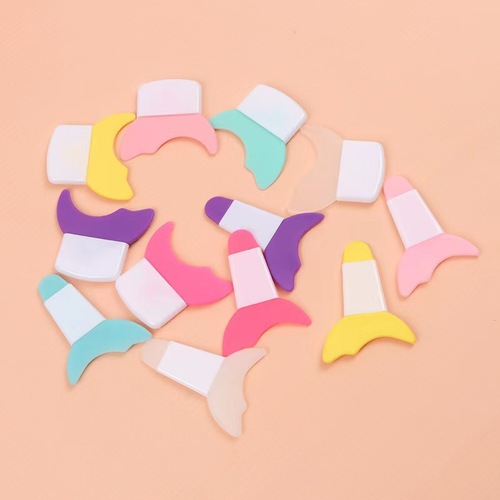 Silicone eyelash baffle novice eyeliner mascara assistant eye makeup auxiliary tool crescent soft silicone baffle