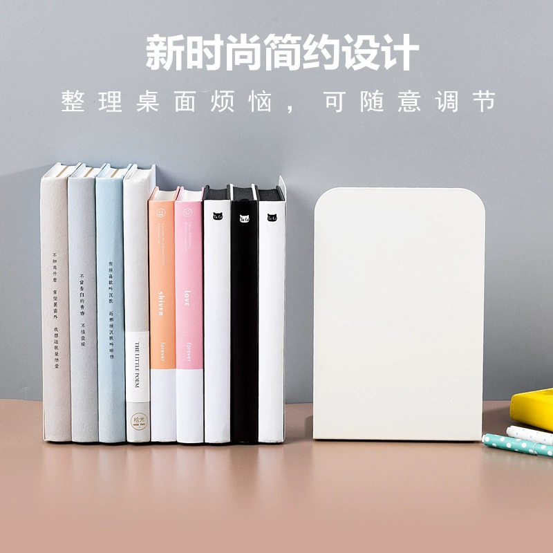 ✅ Book stand shelf partition book clip book baffle desktop storage fixed book creative student place book shelf