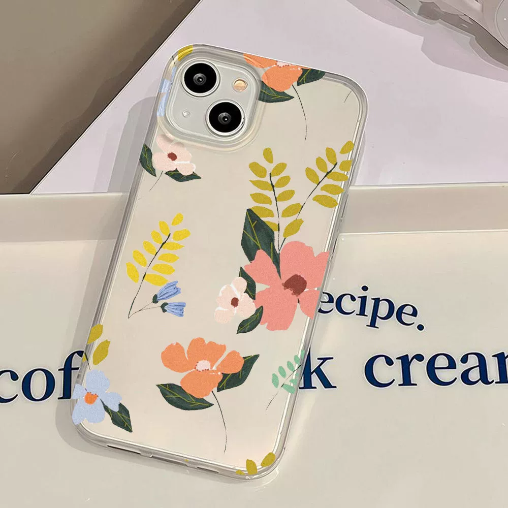 Apple, совместимый чехол для телефона, матовый iPhone 12/11, цветочный рисунок, iphone, 16promax