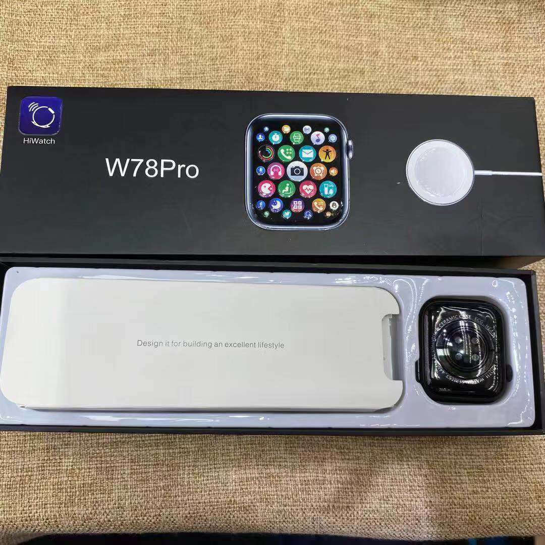 W78pro smart bracelet wireless charging...