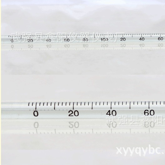 温度计测水温高精度高温液体大棚专用玻璃棒精准红水温度计水温表