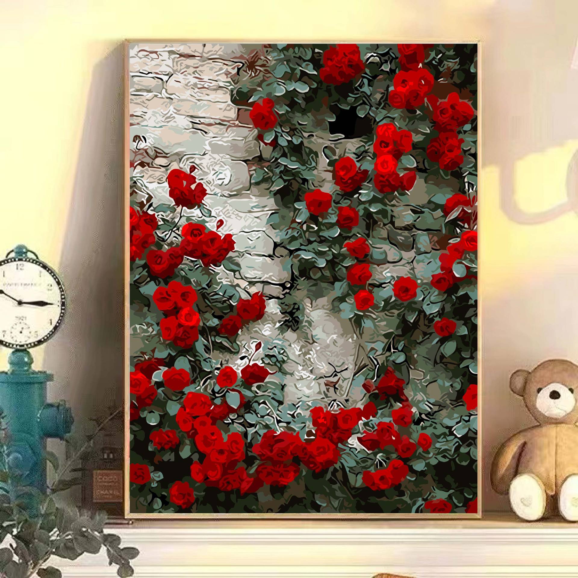 Pintura al óleo digital hecha a mano diy relleno sala de estar decoración de pintura colgante arte relleno pintura al óleo al por mayor