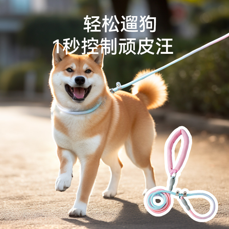 cuerda de tracción de perros sueños gradiente desvanecimiento P cuerda explosión cadena de entrenamiento de perros cuerda de tracción de perros de tamaño medio cuerda de perros