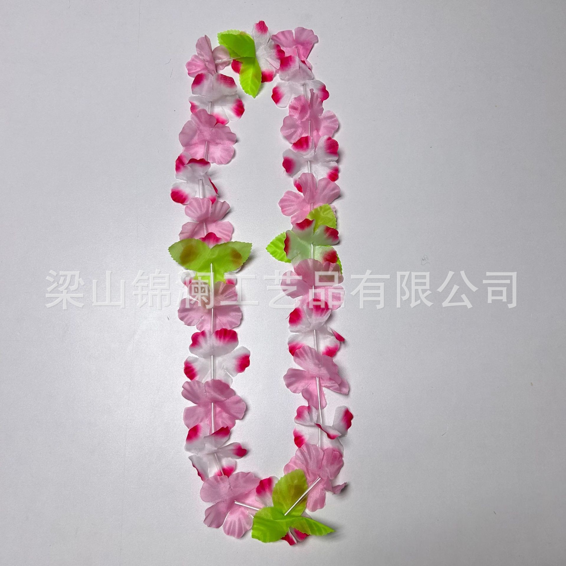 Tela de poliéster hawaiana de 6 cm corolla de flores 24 piezas más hojas de vacaciones costeras accesorios de fotografía decoración de flores de cuello