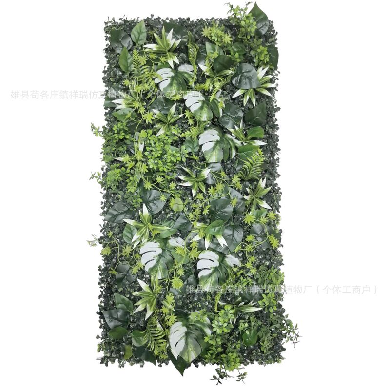 跨境50×100厘米人造仿真植物墙室外墙面装饰婚庆展览门头阳台|undefined