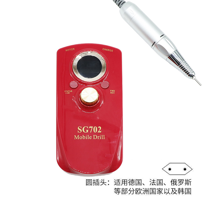 Disposición de almacenamiento eléctrico de 35000rpm ajustable velocidad de rotación de la máquina de molienda eléctrica especial para la tienda de uñas