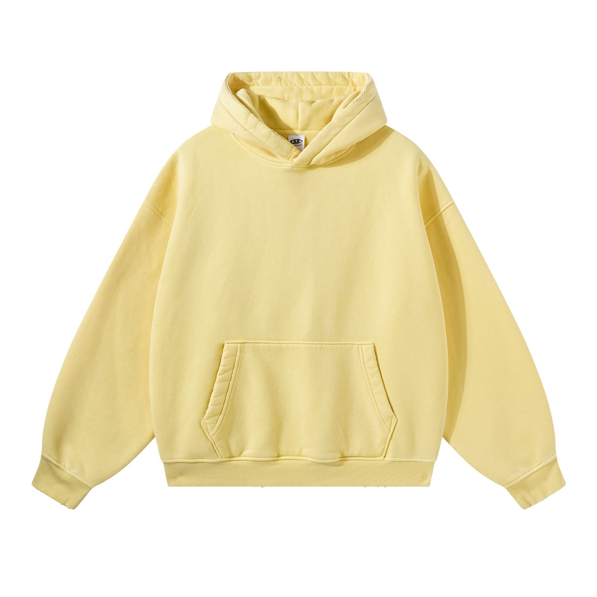 Transfronterizos de gran tamaño americano retro hombre suéter pesado chaqueta suelta Europa y América hombre sudadera con capuchón hombre