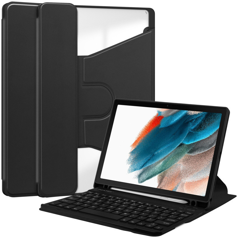 Suitable for Samsung Tab A8 Tablet Protective Case 10.5inch Acrylic with Bluetooth Keyboard Sm-X205/X200