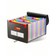 F 39938 Color Inner Page Flip Organ Bag 彩色内页翻盖风琴包