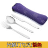 Spoon, tableware, handheld street set stainless steel for elementary school students, suitable for import, 3 piece set