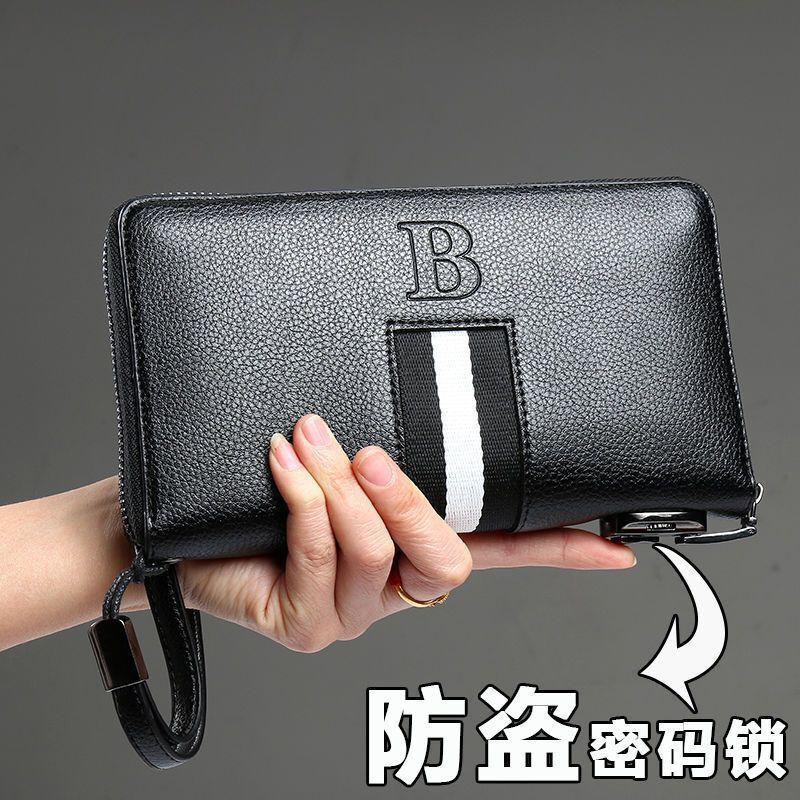 New Password Lock Unisex Wallet Solid Color Niche Men's and Women's Wallet Niche Horizontal Style Long Password Lock Buckle Bag New Password Lock Unisex Wallet Solid Color Niche Men's and Women's Wallet Niche Horizontal Style Long Password Lock Buckle Bag