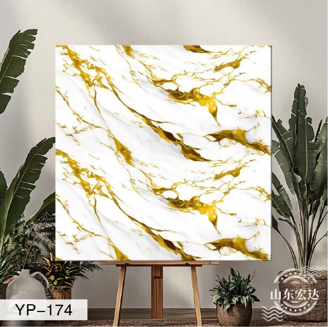 Azulejo de imitación mármol autoadhesivo adhesivo de pared sala de estar baño decoración de pared impermeable y a prueba de humedad con papel de aluminio