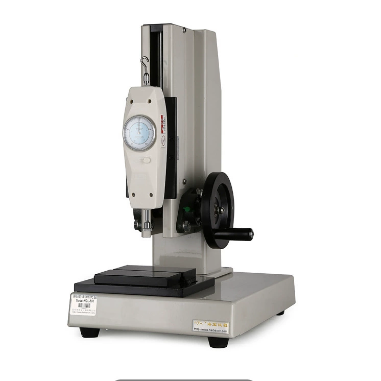 HCL-500 боковая спиральная испытательная стенда Haibao вытягивает испытательный стенд под давлением 500N испытательный стенд с толчком