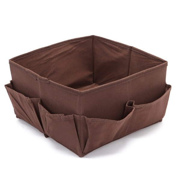 Manufacturer's Export Single Desktop Storage Box, Large Capacity Foldable Miscellaneous Storage Basket, Non-Woven Fabric Organizer Box, Storage Box