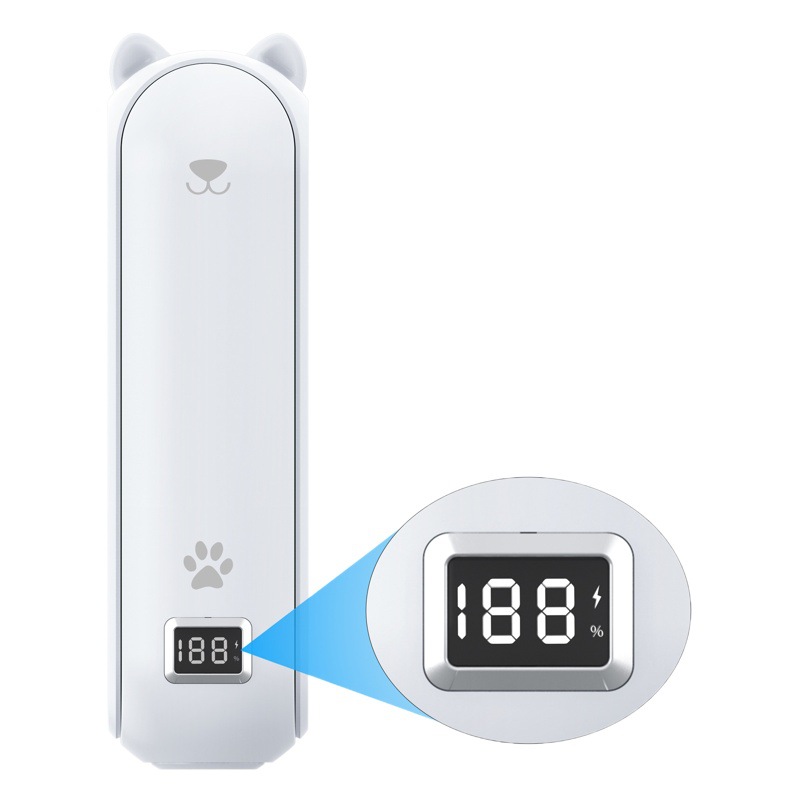 Transfronterizo nuevo pequeño ventilador 4800mAh de mano mini USB ventilador eléctrico de escritorio de carga portátil al aire libre portátil