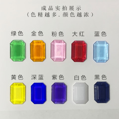 Cross-border Amazon odorless high transparency color crystal drop glue epoxy resin colorant 5ml 10ml dye colorant