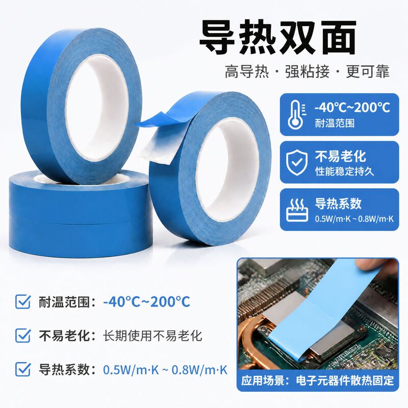 Blue Film Thermal Conductive Double-Sided Tape High-Viscosity Insulating Fiberglass Heat Dissipation Tape Led Light Panel Thermal Conductive Double-Sided Tape Blue Film Thermal Conductive Double-Sided Tape High-Viscosity Insulating Fiberglass Heat Dissipation Tape Led Light Panel Thermal Conductive Double-Sided Tape
