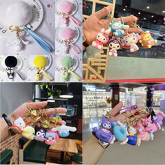 新商品のクロミ玉桂犬のキーホルダー