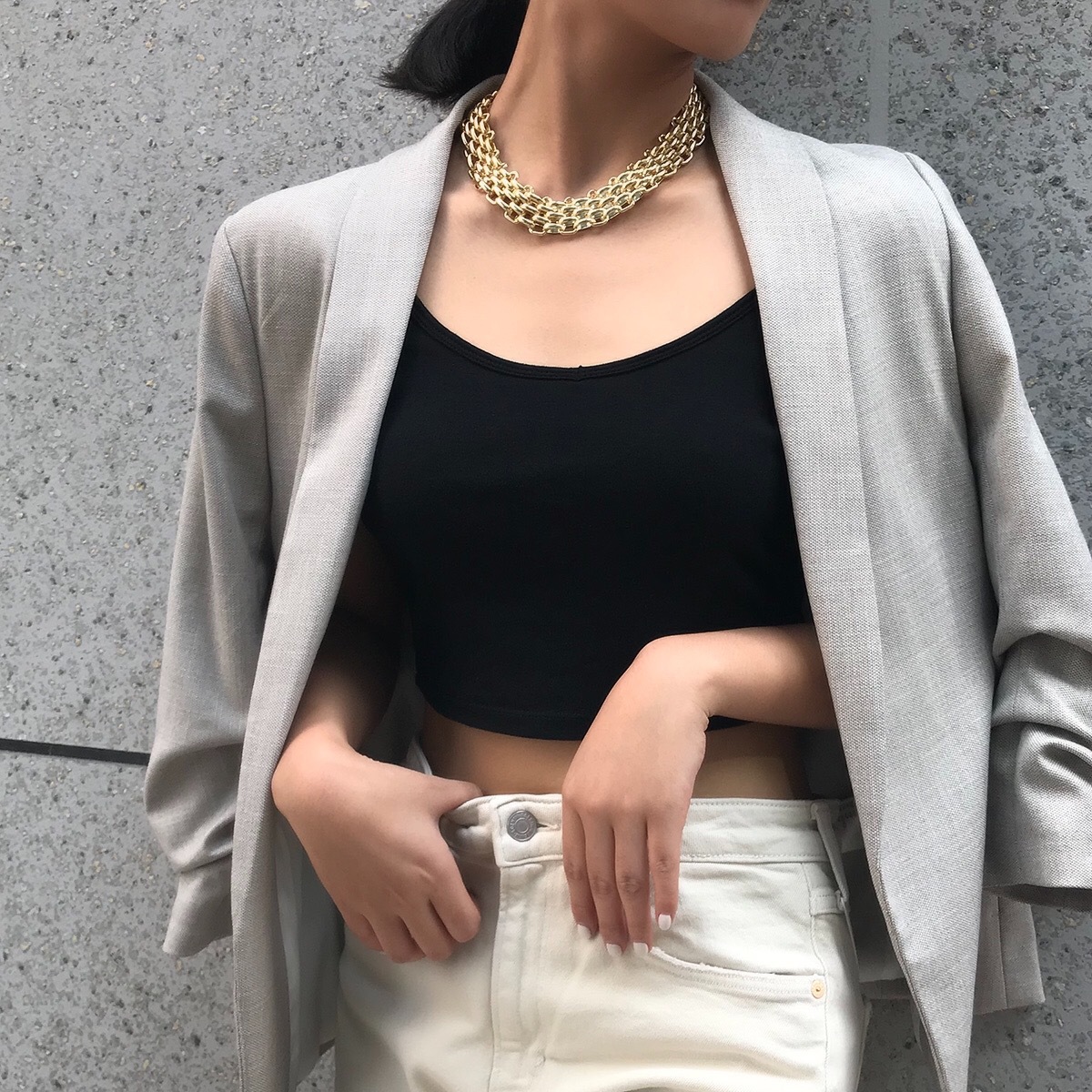 Weekend, Party Occasion Retro Cool Style Solid Color Alloy Plating Women's Choker
