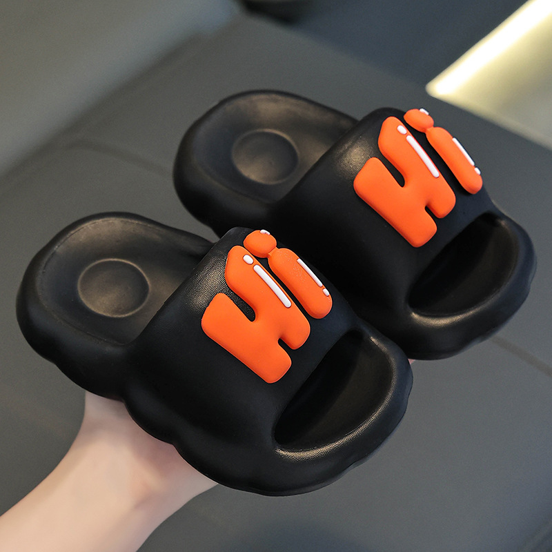 Zapatillas para padres e hijos Mujer Verano Hombre Familia Tres Niñas Verano Interior Baño en casa Antideslizante Zapatillas para niños de mediana edad