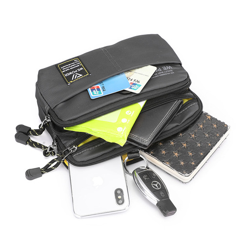 WEPOWER cross-border new casual crossbody bag men's bag multi-functional shoulder bag waist bag outdoor sports small bag