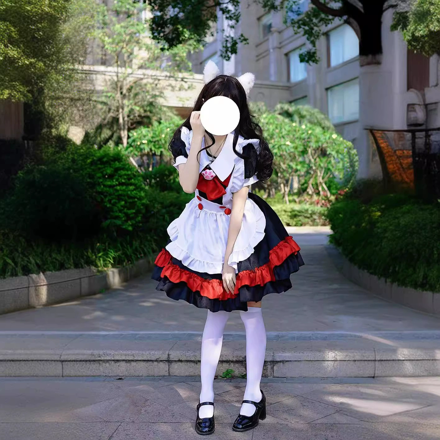 Diablo College Lolita Lolita Gothic Witch Witch Witch Платье черное и красное, одежда для подружки