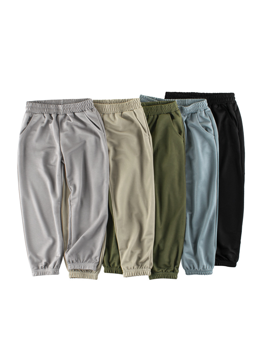 27kids ropa para niños verano nuevos pantalones anti-mosquitos para bebés pantalones casuales delgados de color sólido para niños pantalones para niños