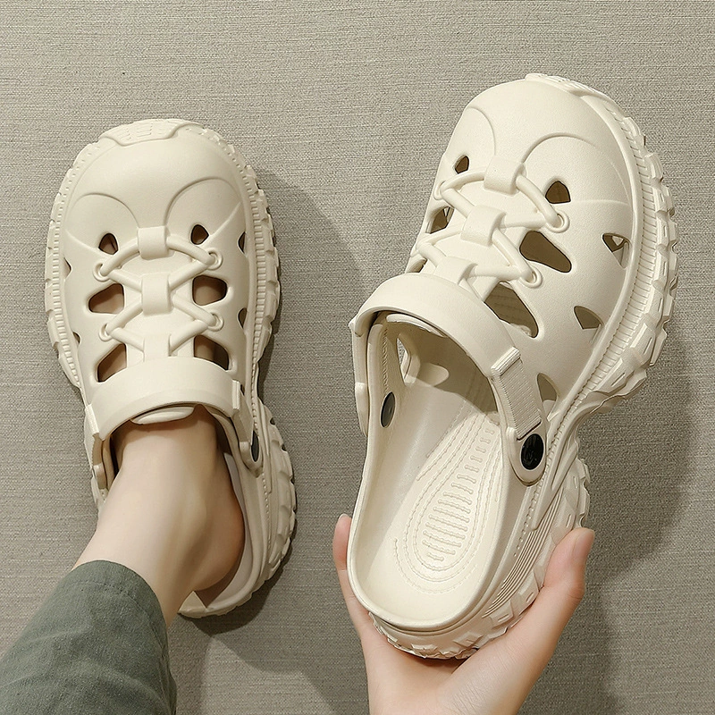 Женские летние пляжные шлепанцы Croc, дышащие, для моря, сандалии, балетки из ЭВА, мужские оптом.