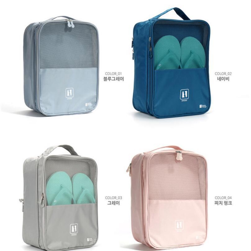 外贸批发库存尾单直播供货团购！旅行手提便携双层球鞋拖鞋收纳袋